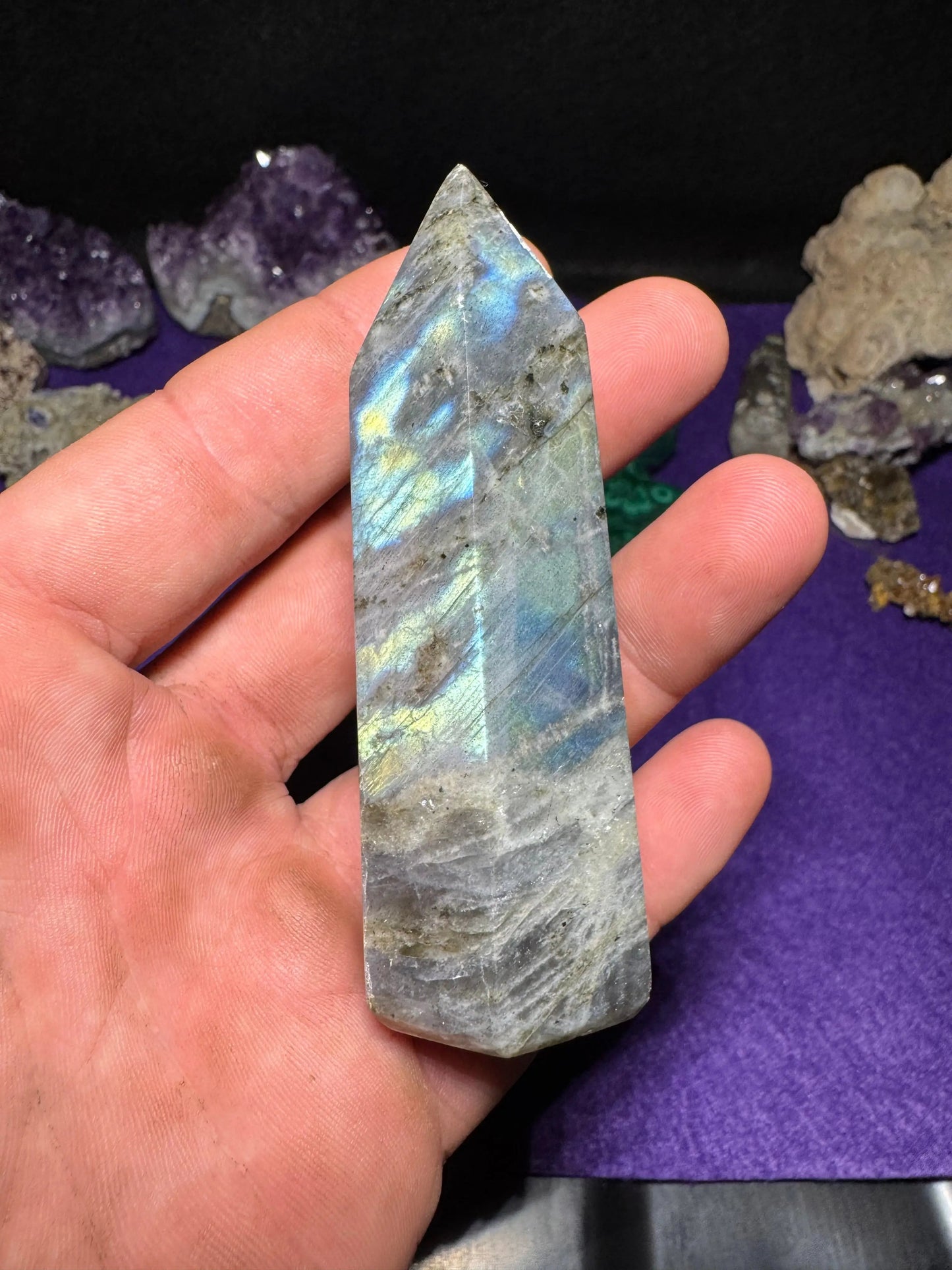 Labradorite tower Moonphase minerals