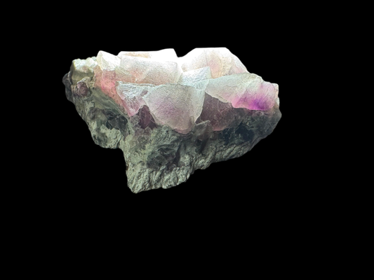 Flourite w/calcite Moonphase minerals