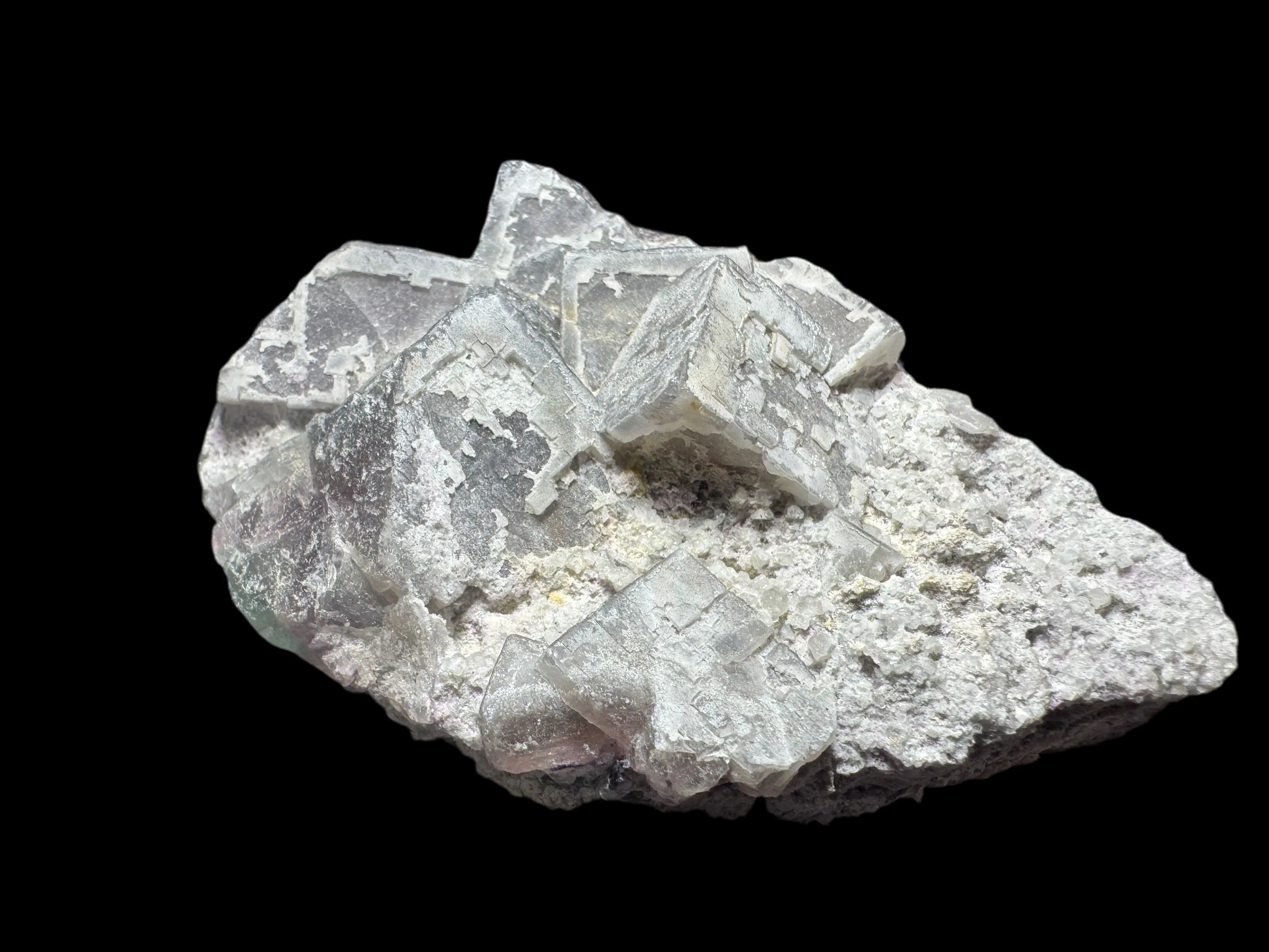 Flourite w/calcite Moonphase minerals