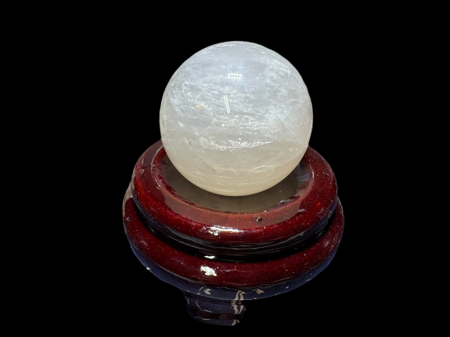 Quartz sphere Moonphase minerals