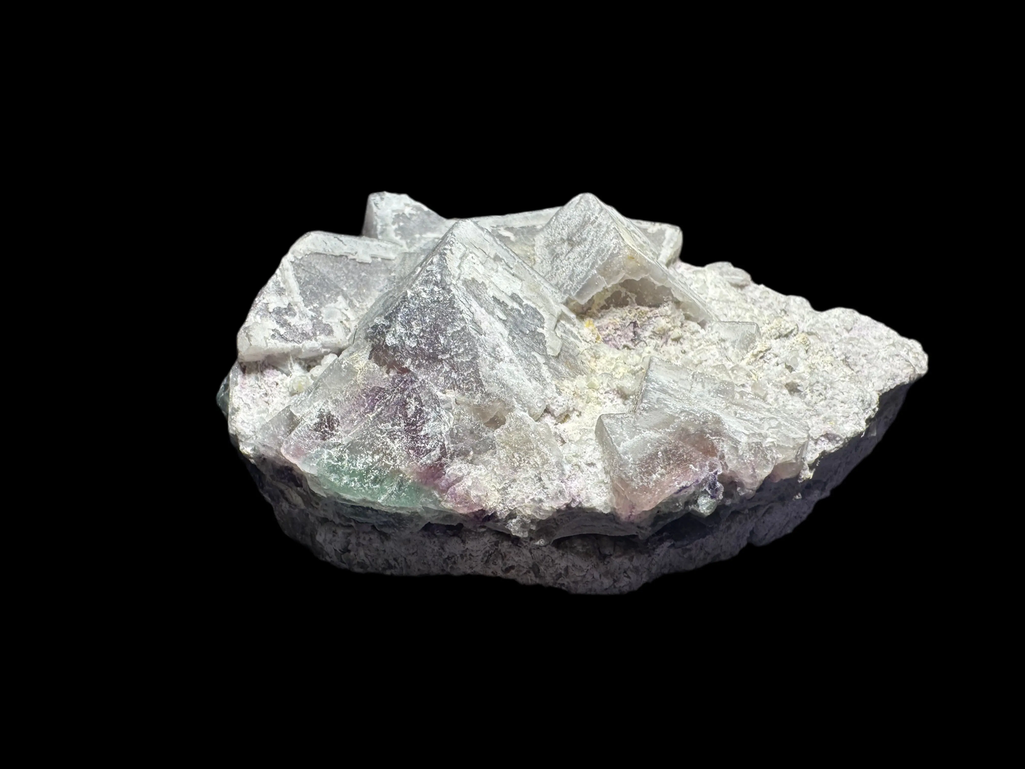Flourite w/calcite Moonphase minerals