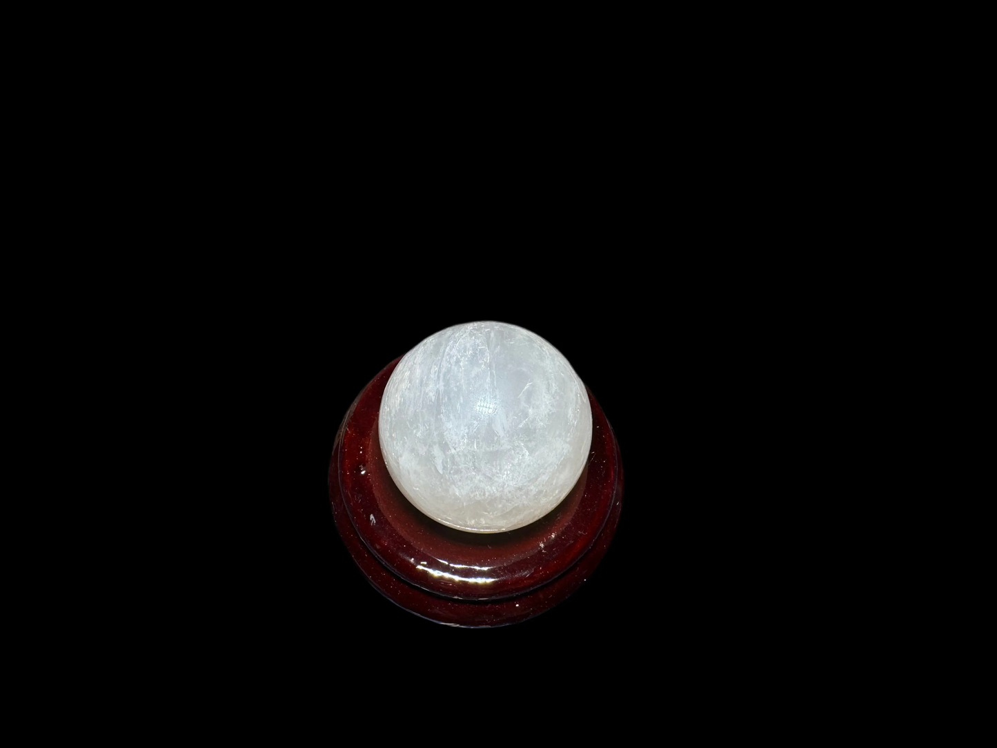 Quartz sphere Moonphase minerals