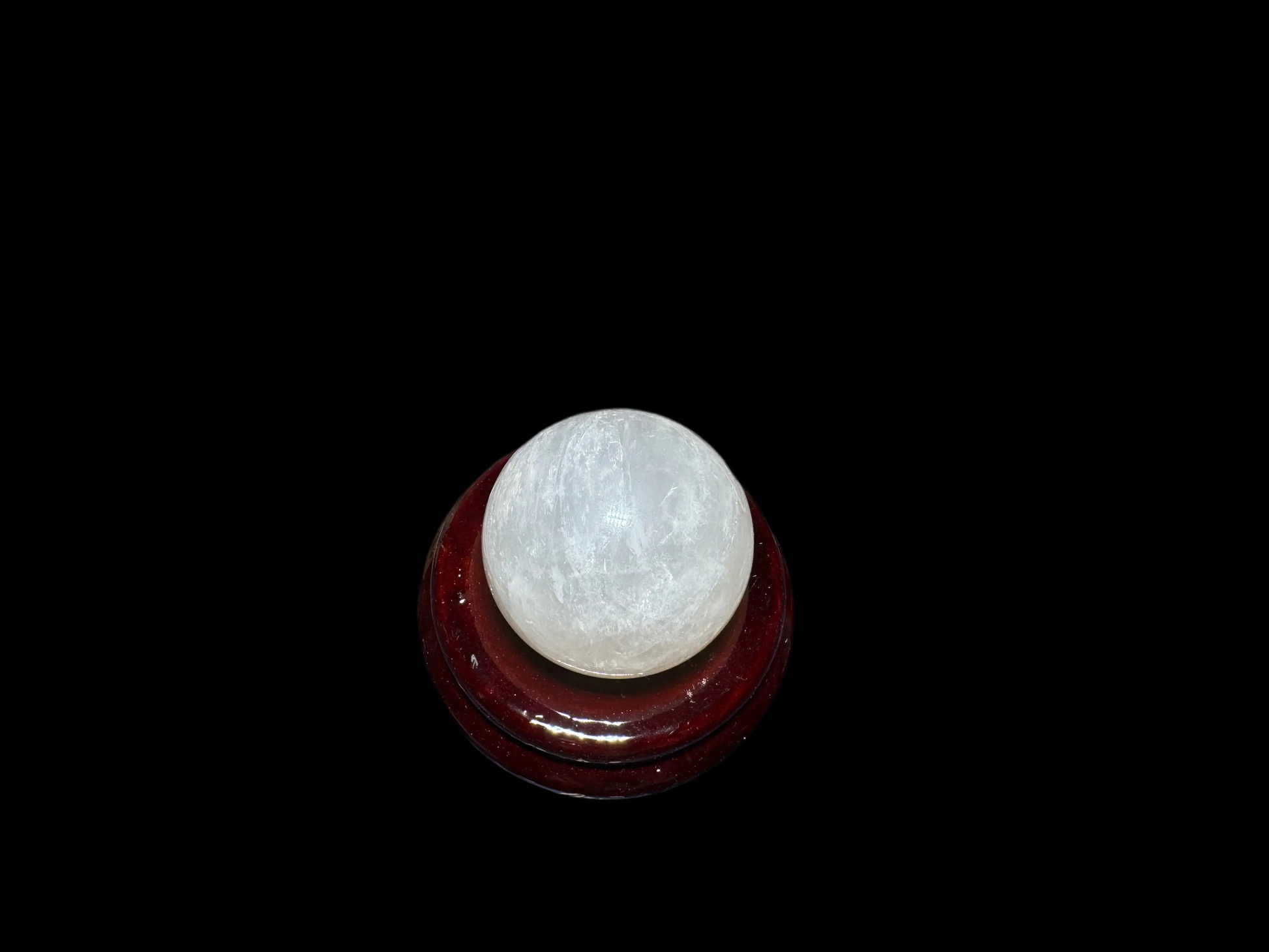 Quartz sphere Moonphase minerals