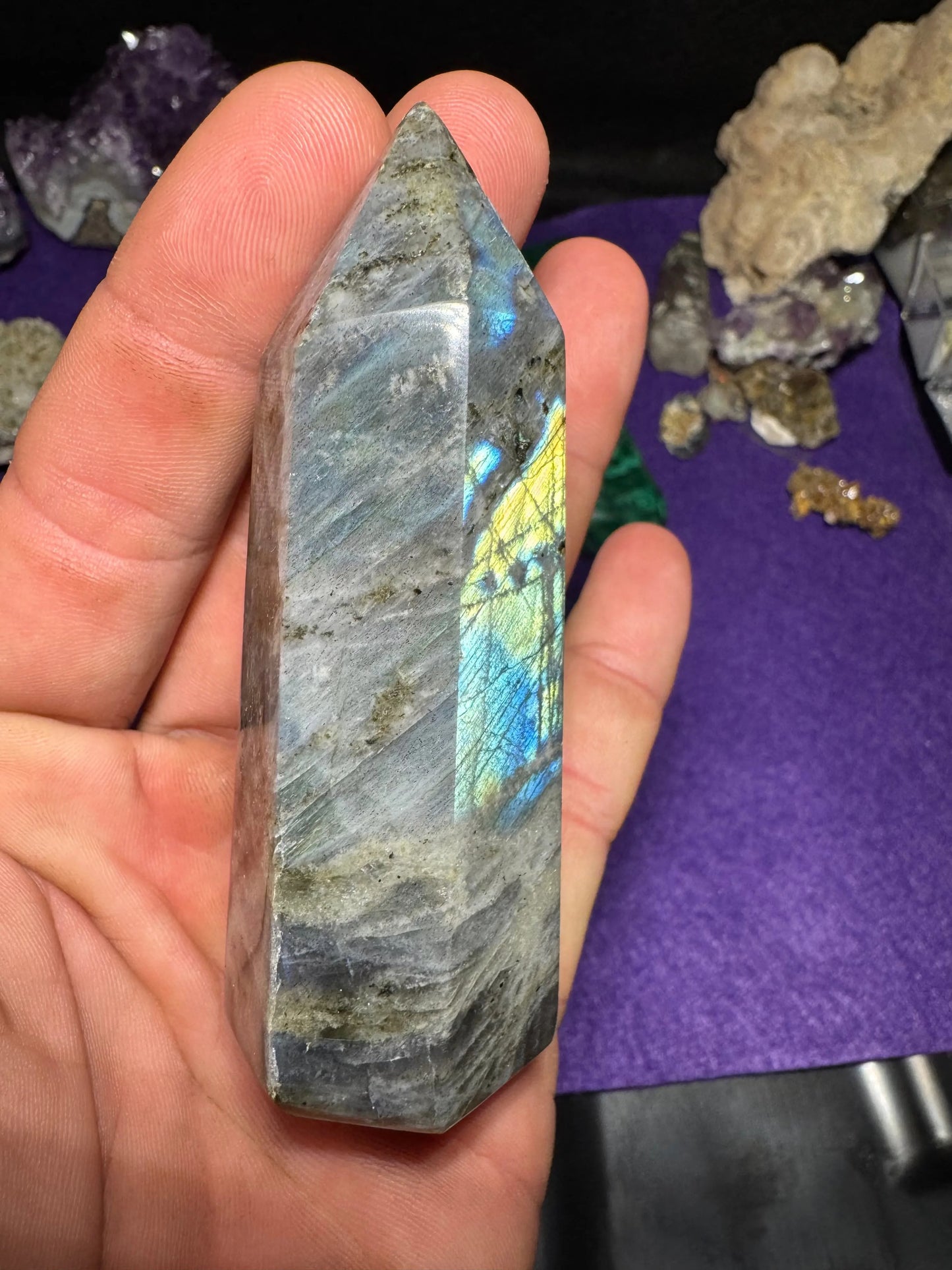 Labradorite tower Moonphase minerals