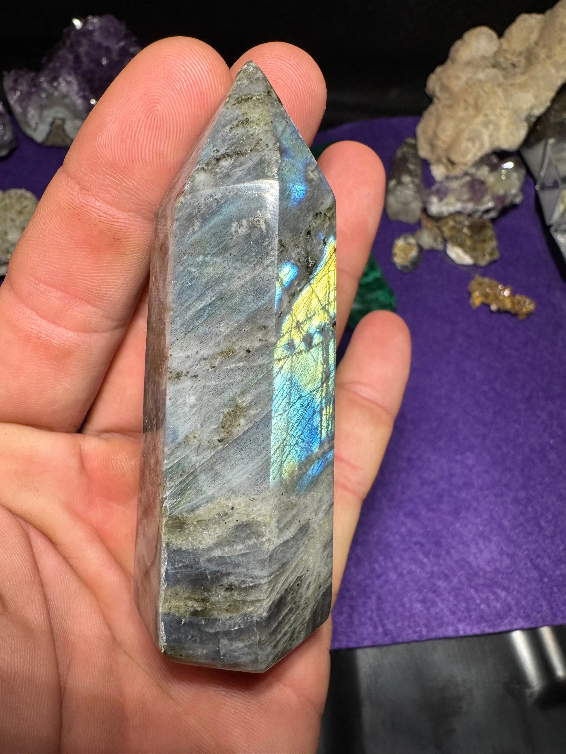 Labradorite tower Moonphase minerals