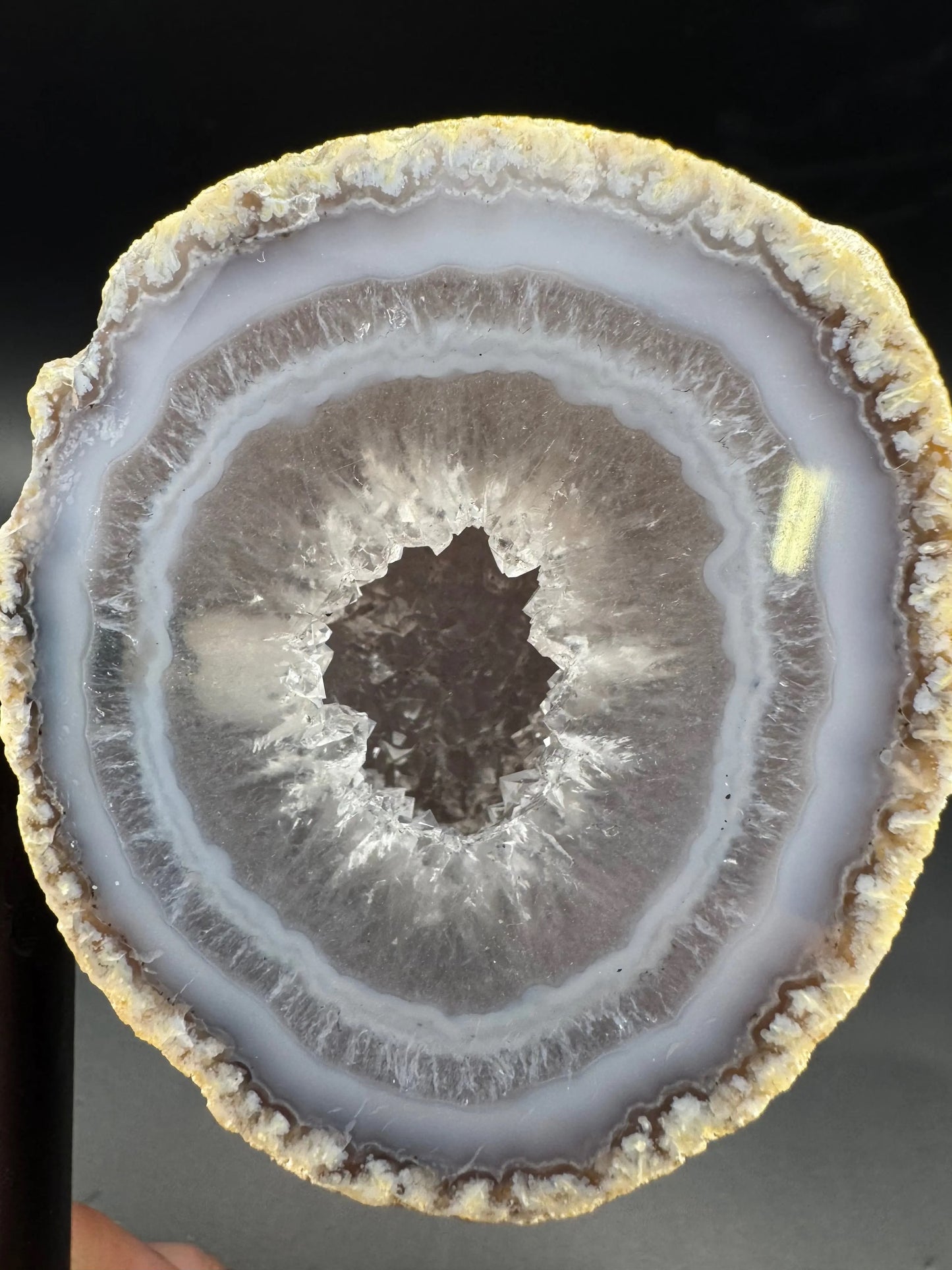 Agate geode Moonphase minerals