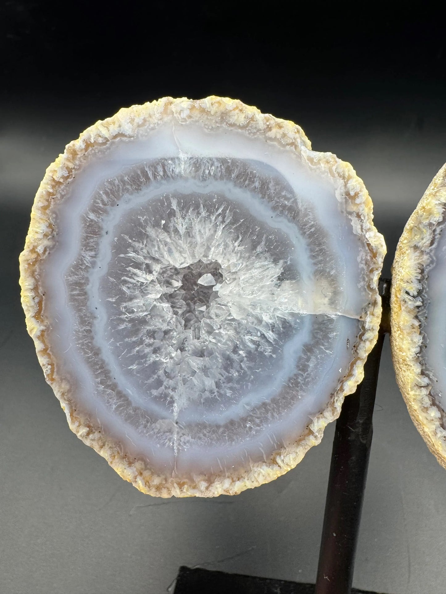 Agate geode Moonphase minerals